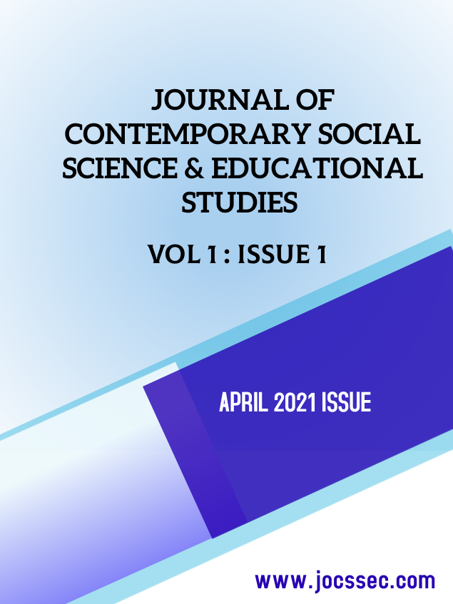 					View Vol. 1 No. 1 (2021): Journal of Contemporary Social Science & Education Studies
				